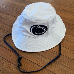 White Penn State Bucket Hat